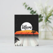 Ayers Rock Australia Postkarte (Stehend Vorderseite)