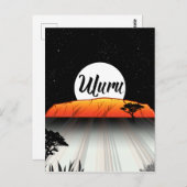 Ayers Rock Australia Postkarte (Vorne/Hinten)