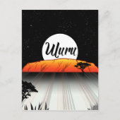 Ayers Rock Australia Postkarte (Vorderseite)