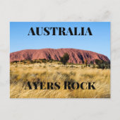 Ayers Rock Australia Postkarte (Vorderseite)