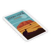 Ayers Rock, Australia Travel Poster Magnet (Rechte Seite)