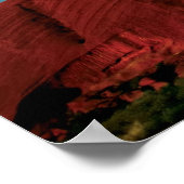 ayers rock kangaroo sign poster (Ecke)