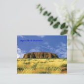 Ayers Rock Postcard Postkarte (Stehend Vorderseite)