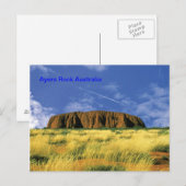 Ayers Rock Postcard Postkarte (Vorne/Hinten)