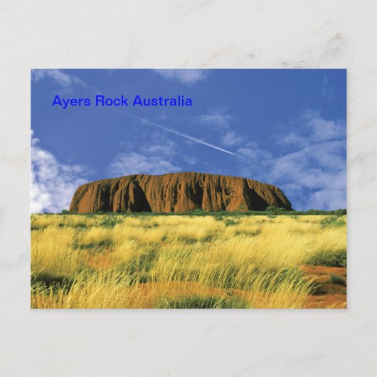 Ayers Rock Postcard Postkarte (Vorderseite)