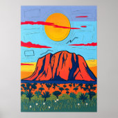 Ayers Rock Poster (Vorne)