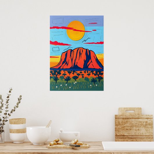 Ayers Rock Poster (Küche)