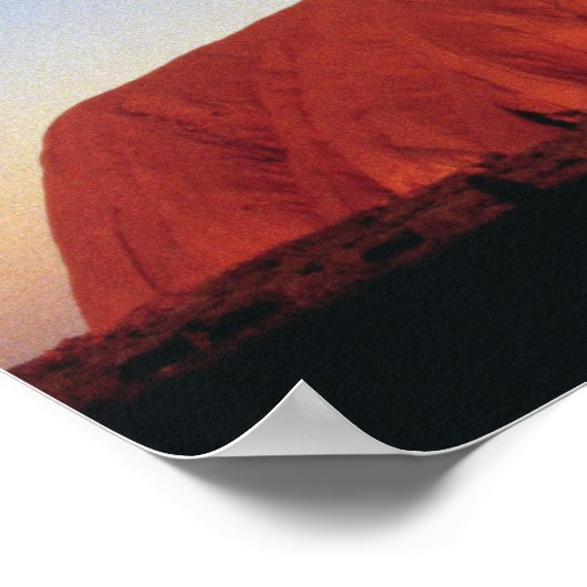 Ayers Rock Poster (Ecke)