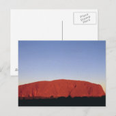 Ayers Rock Postkarte (Vorne/Hinten)