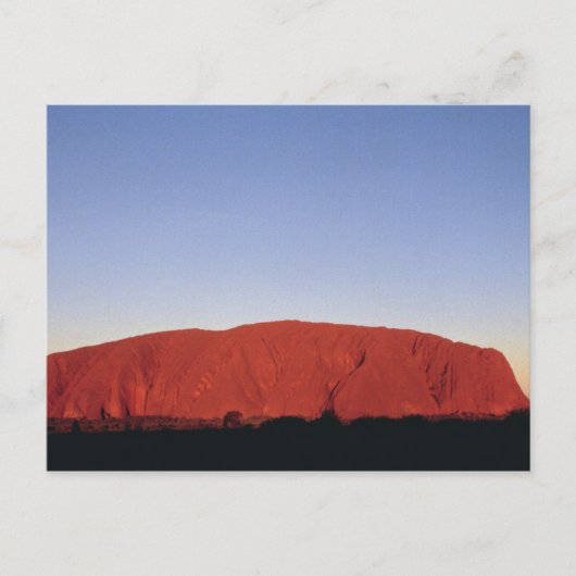Ayers Rock Postkarte (Vorderseite)