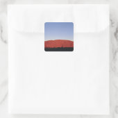 Ayers Rock Quadratischer Aufkleber (Tasche)