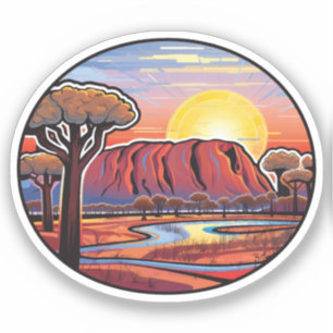 Ayers Rock - Set Australien (9 von 16) Aufkleber
