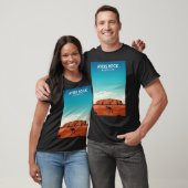 Ayers Rock Uluru Australia Reisenposter T-Shirt (Unisex)