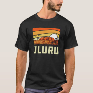 Ayers Rock Uluru Australien Sehenswürdigkeit Vinta T-Shirt