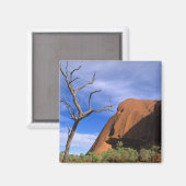 Ayers Rock Uluru im Outback Australien Magnet (Vorderseite/Rückseite)