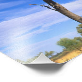 Ayers Rock Uluru in Australien Fotodruck (Ecke)