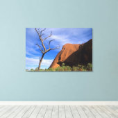 Ayers Rock Uluru in Australien Leinwanddruck (Insitu (Holzboden))