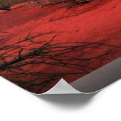 Ayers Rock, Uluru National Park, Australien Wüste Poster (Ecke)