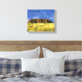 Ayers Rock Wrapped Canvas Leinwanddruck (Insitu (Schlafzimmer))