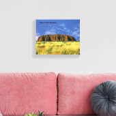 Ayers Rock Wrapped Canvas Leinwanddruck (Insitu (Wohnzimmer))
