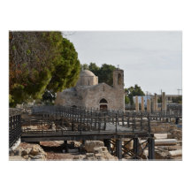 Ayia Kyriaki Kirche und Ruinen Paphos, Zypern