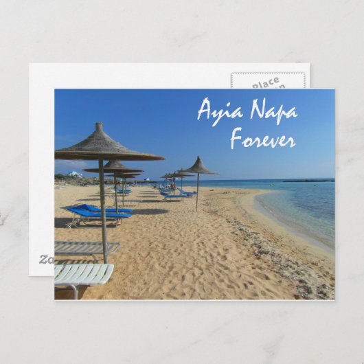 Ayia Napa Forever Postkarte (Vorne/Hinten)