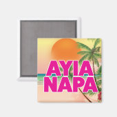 Ayia Napa Holiday Poster Magnet (Vorderseite/Rückseite)