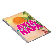 Ayia Napa Holiday Poster Notizblock (Rechte Seite)