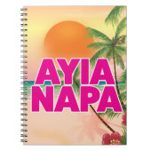 Ayia Napa Holiday Poster Notizblock (Vorderseite)