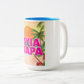 Ayia Napa Holiday Poster Zweifarbige Tasse (VorderseiteRechts)