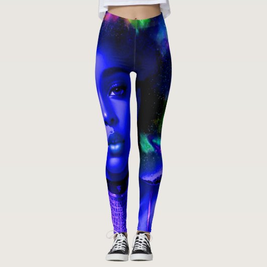 Ayila Leggings Blau (Vorderseite)