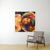 Ayila Tapestry Gold Wandteppich (Beispiel (Horizontal))