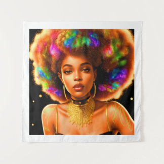 Ayila-Teppich Gold Wandteppich