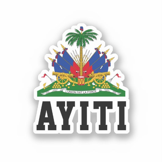 Ayiti Aufkleber (Vorderseite)