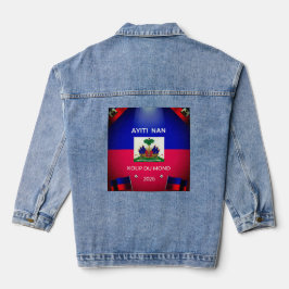 Ayiti Nan Koup Du Mond 2026 Jeansjacke