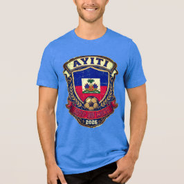 Ayiti nan Koup Du Mond Vintage Design Haiti  Tri-Blend Shirt