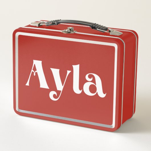 Ayla Metall Brotdose (Vorderseite)