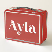 Ayla Metall Brotdose (Rückseite)