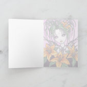 Ayla Tiger Lilly Fee-Karte Karte (Innenseite)