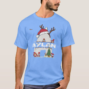 Aylan Christmasw Aylan Name für lustige Weihnachte T-Shirt