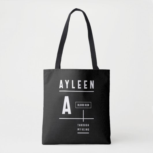 Ayleen Personalisiert Name Birthday Gift Tasche (Vorderseite)