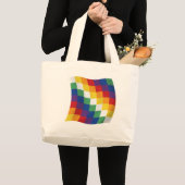 Aymara Flag Tote Bag Jumbo Stoffbeutel (Vorderseite (Produkt))