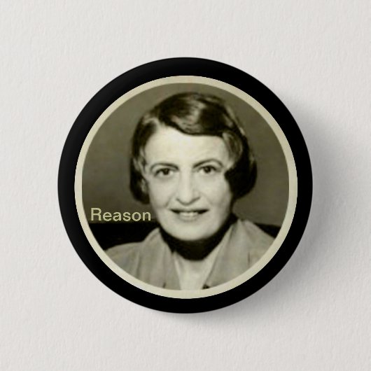 Ayn Rand Button (Vorderseite)