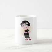 Ayn Rand-Cartoon-Tasse Kaffeetasse (Mittel)