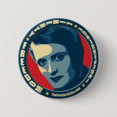 Ayn Rand - gezuckt: OHP Knopf Button (Vorderseite)