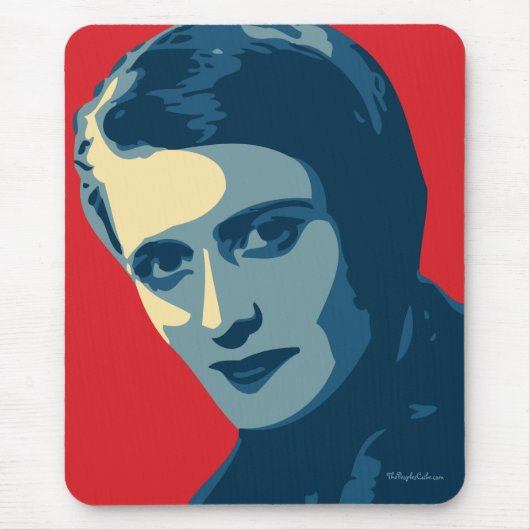 Ayn Rand - gezuckt: OHP Mousepad (Vorne)