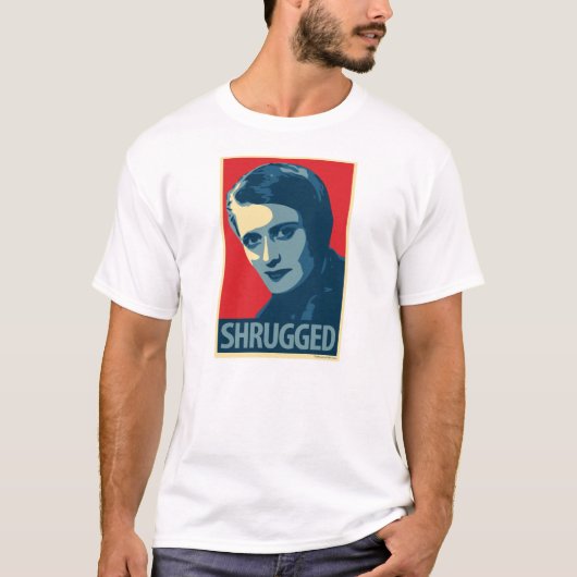 Ayn Rand - gezuckt: OHP T - Shirt (Vorderseite)