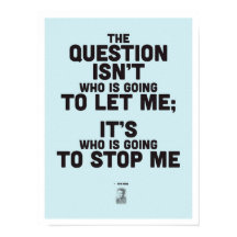 Ayn Rand Inspirational Zitat - Philosophieplakat