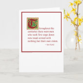 Ayn Rand Karte (Gelbe Blume)