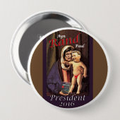 Ayn Rand Paul Button (Vorne & Hinten)